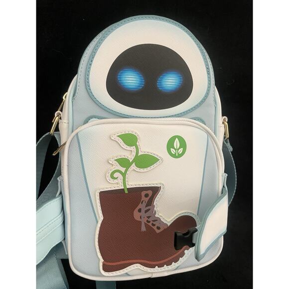 Loungefly Disney Pixar WALL-E EVE with Boot Crossbody Bag Collector's Item Rare - Picture 6 of 9